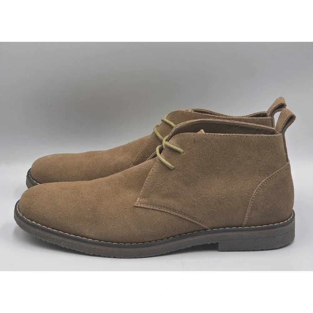 GH Bass Pearce Mens 11 D Tan Suede Leather Chukka Desert Boots Brown